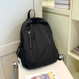 Qfdian Large Capacity Women Backpack Lightweight and Versatile College Student backpack fit A4 paper
