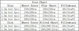 Qfdian  Cartoon Bedding Set Korean Style Soft Bed Sheet Set Queen King Size Duvet Cover Set No Filling With Pillowcase Bedroom Decor