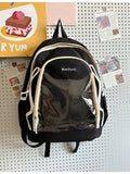Qfdian Japanese Ins Transparent Ita Bags Kawaii Women Y2k Aesthetic Sweet Mini Backpacks Fashion All Match Cute Girls Schoolbags Trendy