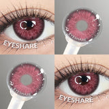 Qfdian 1 Pair Brown color Contact Lenses for Eyes Blue Lenses Gray contact Lenses eye makeup Eye Cosmetics
