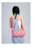 Qfdian Sweet Cool Y2k Aesthetic Fashion Handbags Women Casual All Match Vintage Shoulder Bag Girls Patchwork Denim Holes Crossbody Bags