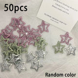 Qfdian  Colorful Star BB Trendy Hair Clips Shiny Cute Fashion Y2k Hair Accessories Barrette Women Simple Kawaii BB Clip Hair Volume Clip