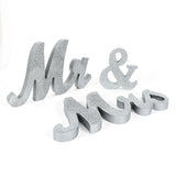 Qfdian  Wedding Decoration Mr & Mrs Wooden Letters Sign For Wedding Table Decor Home Desktop Ornaments Anniversary Event Photo Props