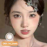Qfdian  Blue Contact Lenses for Eyes Fashion Color Pupils Beauty Green Lenses Natural Eye Color Lenses for Myopia 1 Pair Cosplay