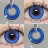 Qfdian  2pcs/pair Beauty Purple Contact Lens for Eyes Blue Pupil Cosplay Makeup Lens  Anime Red Eye Lens Halloween Green Contact