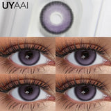Qfdian  Cleopatra Series NEW Colored Pupils Makeup Green Contact Lenses Beauty Women Colored Pupils Cosmetic Brown Natural Pupils