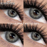 Qfdian Color Contact Lenses for Eyes 2pcs Blue Eye Lenses Green Lenses Beautiful Pupil Yearly Makeup Cosmetic Eye Contact Lens