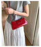 Qfdian Korean Y2k Aesthetic Fairy Women's Handbags Elegant All Match Luxury Design Crossbody Bag Fashion Chic Office Lady Shoulder Bags