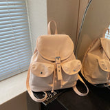 Qfdian  Japanese Women College Students Backpack Fashion Trendy All Match Schoolbags Vintage Y2k Aesthetic Casual Backpacks Streetwear