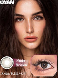 Qfdian  Color Contact Makeup Eye Color lenses Black Eye Lens Cosmetics Woman Makeup Colorcon Water Light Natural Contact lenses