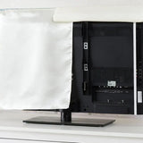 Qfdian  European Style Dustproof and Heat Dissipation TV Cover LCD TV Quilted Cotton Cover Lace Lace Fashionable TV Dust Covers