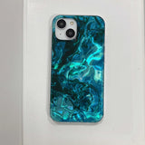Qfdian Sea water blue summer simple phone case for iphone 14pro 12pro 13 15 11 15pro 15promax 13pro 14promax 14 pro max 12 coque capa