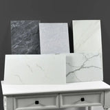 Qfdian 30cmx60cm Wallpapers Home Decor Anti-fouling Waterproof Wallpaper Sticker Kitchen 3D Ceramic Tile Decoration Bedroom Marble Room