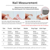 Qfdian  10pcs 3D Strawberry Bow Press on Nails Sweet Cute Square False Nails Flowers Pearl Stick on Nails Cat Eye French Fake Nail Art