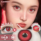 Qfdian 1pair/2pcs Colored Contact Lenses for Eyes Blue Contacts Purple Lenses Cosplay Contact Lenses Yearly Fashion Eye Lenses