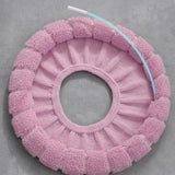 Qfdian Washable Knitting Pure Color Soft Pad Toilet Seat Soft Thick Warm And Comfortable Pumpkin Shape Cover Closestool Mat Universal