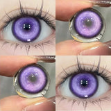 Qfdian Cosplay  Myopia Corlor Contact Lenses Anime Pupil 6months 1pair Halloween Cute Eye Lenses