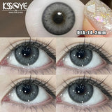 Qfdian 1 Pair High Quality Color Contact Lenses with Diopter Myopia Eyes Contacts Lens Beauty Pupil Makeup Yearly Fast Shipping