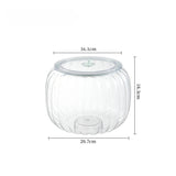 Qfdian  Halloween Candy Jar Desktop Decoration Kitchen Pumpkin Sealed Jar Moisture-proof with Lid Multifunctional Pet Food Storage Box