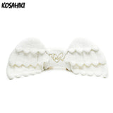 Qfdian Trendy Lolita Chic Preppy Wings Backpack All Match Sweet Fashion Kawaii Schoolbags Casual Y2k Aesthetic Women Backpacks Trendy