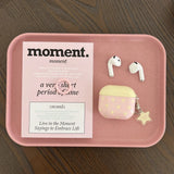 Qfdian  cartoon foundation star suitable for apple earphone protective case airpods4 wireless bluetooth earphone case three