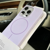 Qfdian Luxury Liquid Silicone Case For iPhone 16E 16 15 14 Plus 13 12 Pro Max 11 for Magsafe Magnetic Wireless Charging Shockproof Capa