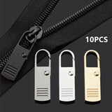 Qfdian 5/10PCS Instant Zipper Universal Instant Fix Zipper Repair Kit Replacement Zip Slider Teeth Rescue New Design For DIY Sewing