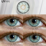 Qfdian  NEW Color Contact Beauty Blue Colorcon PATTAYA Series Lens Natual Brown Lens Cosmetic Colorcon Beauty Soft Green Pupils