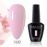 Qfdian  15ml 334 Blue Pink Colors Nail Gel Polish Soak Off UV LED Nail Lacquer Varnish Semi Permanent Nail Art Gel For Nail Art