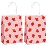 Qfdian  12 Pieces Gift Bags with Handle, Paper Treat Candy Bag Glow in The Dark Favor Bags For Glow Theme Party Decoration Supplies