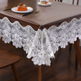 Qfdian  PVC Transparent Waterproof and Oil-proof Dining Table Mat Household Heat Insulation and Anti-scalding Leave-in Soft Tablecloth