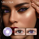 Qfdian Contact Lenses Color Cosmetic Myopia Degree Contact Lenses Prescription Fashion Natural Cosmetic Lenses High Quality