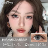 Qfdian 1 Pair Brown color Contact Lenses for Eyes Blue Lenses Gray contact Lenses eye makeup Eye Cosmetics