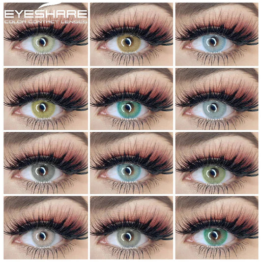 EYESHARE 2pcs Colored Contact Lenses BRAZIL GIRL Series Color Contact Lens Eye Contacts Colored Lenses for Eyes Cosmetic Contact