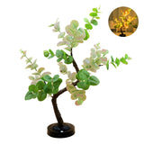 Qfdian  LED Tree Lights,Bonsai Lamp,Table Light,Adjustable Branches,Summer Illuminated,Home lighting,for Bedring,E-sport,Study Room,Deco