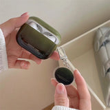 Qfdian  Cold Wind Dark Green Blending Suitable For Niche LSN Soft Cases Such As Apple Wireless Bluetooth Headphone Cases