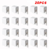 Qfdian 1-100pcs Punch-free Toothbrush Holder Wall-mounted Toothpaste Holder Storage Rack Holders Organizer Bathroom Accessories