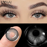 Qfdian Hot Sales Colored Pupils for Eyes Green Eye Lenses 1 Pair Blue Colored Contacts Brown Natural Fashion Lenses Beauty Lense