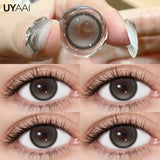 Qfdian  Contact Lenses NEW Makeup Colored Pupils Cosmetics Color Contacts Lenses Brown Natural Pupils Black Lens Beauty Green Lens