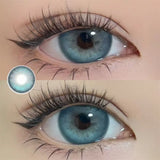 Qfdian 1pair Color Contact Lenses Softlens for Eyes Lenses Cosmetic Eyecontacts with Myopia