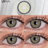 Qfdian  Beauty Color Contact Lenses Makeup Blue Lens Black Big Eye Lenses Color Contact Lenses Brown Natural Contact Lenses