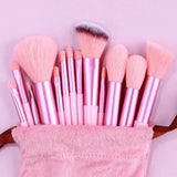 Qfdian Makeup Brush Set Soft Fluffy Professiona Cosmetic Foundation Powder Eyeshadow Kabuki Blending Make Up Brush Beauty Tool Makeup