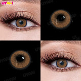 Qfdian  Color Contact NEW Eye Color Lens Makeup Green Eye Lenses Yearly For Eyes Blue Contact Lens Natural Colorcon High Quality