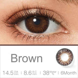 Qfdian Magister Colored Contact Lenses For Eyes 1 Pair Color Contact Lenses 3 TONE Color Lens Eyes Contacts