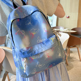 Qfdian Small Niche Design, Fashionable Trend, High Aesthetic Value, Simple Casual Backpack, Daily Commuting, Tutoring Backpack