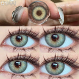 Qfdian 1 Pair Colored Contact Lenses for Eyes Green Beauty Lenses Brown Fashion Lenses High Quality Blue Eye Lenses Colored Pupil