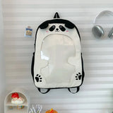 Qfdian Women Kawaii Cartoon Schoolbags High-capacity Fashion Sweet Y2k Aesthetic Ita Bags Students Casual Luxury Design Chic Backpacks