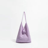 Qfdian Korean Streetwear Fluffy Shoulder Bags Fashion Y2k Aesthetic Vintage Women's Handbags Casual All Match Ins Underarm Bag Trendy