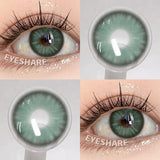 Qfdian NEW 1Pair Natural Colored Contact Lenses For Eyes Beauty pupillents Grey Pupils Brown Contacts New Cosmetic Eyes Makeup