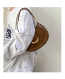 Qfdian 2025 New Y2k Aesthetic Simple Fairy Underarm Bag Women Trendy All Match Top-Handle Bags Vintage Casual Fashion Shoulder Handbags